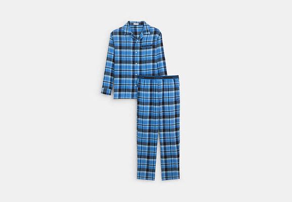 Coach Outlet Plaid Pajama Set - Y25