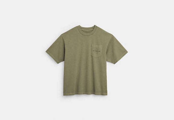 Coach Outlet Pocket T-Shirt - Green