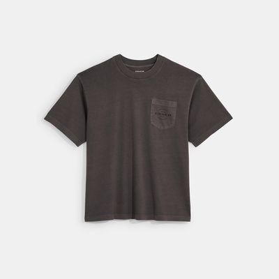 Coach Outlet Pocket T-Shirt - Grey