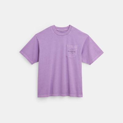 Coach Outlet Pocket T-Shirt - Purple