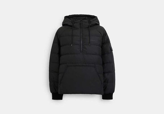 Coach Outlet Quilted Hoodie - Black