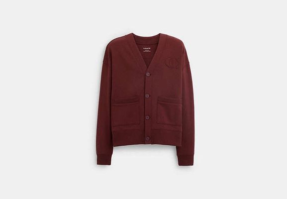 Coach Outlet Relaxed Cardigan - Red