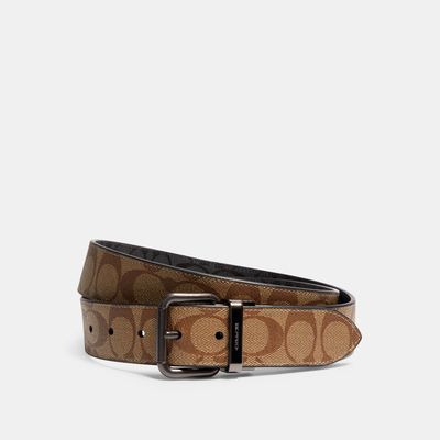 Coach Outlet Roller Buckle Cut To Size Reversible Belt, 38 Mm - Brown
