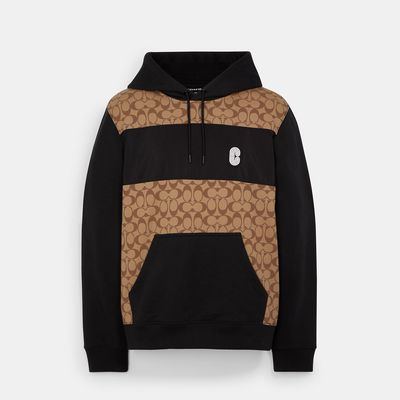 Coach Outlet Signature Hoodie - Brown