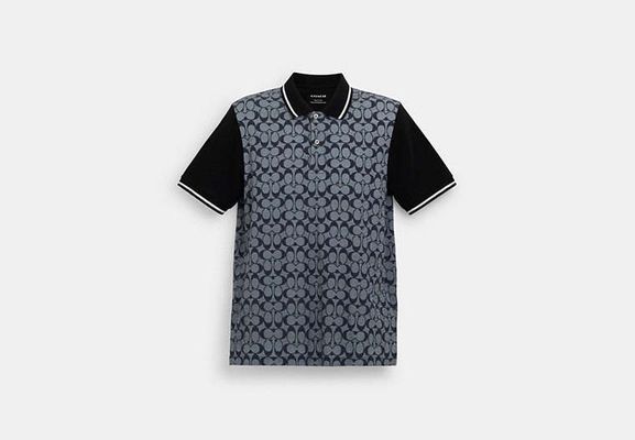 Coach Outlet Signature Polo - Chambray Signature