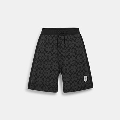 Coach Outlet Signature Shorts - Grey