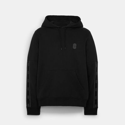 Coach Outlet Signature Tape Hoodie - Black