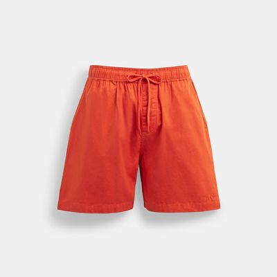 Coach Outlet Solid Shorts - Orange