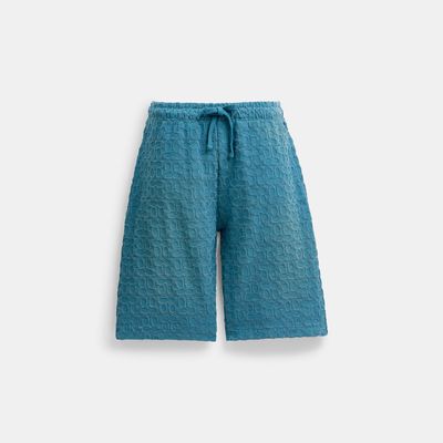 Coach Outlet Sun Faded Shorts - Blue