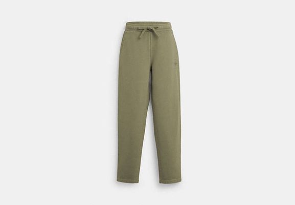 Coach Outlet Sweatpants In Organic Cotton - Green