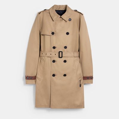 Coach Outlet Trench Coat - Beige