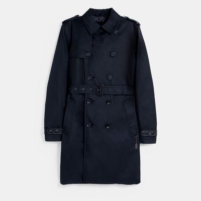 Coach Outlet Trench Coat - Black