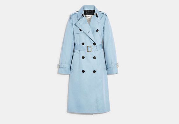 Coach Outlet Trench Coat - Blue