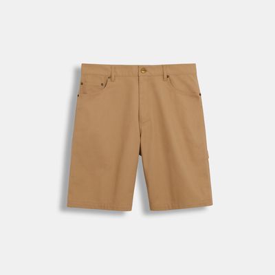 Coach Outlet Twill Shorts - Beige