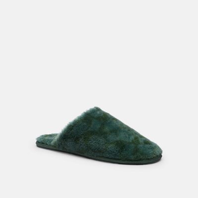 Coach Outlet Zennie Slipper In Signature Shearling - Green