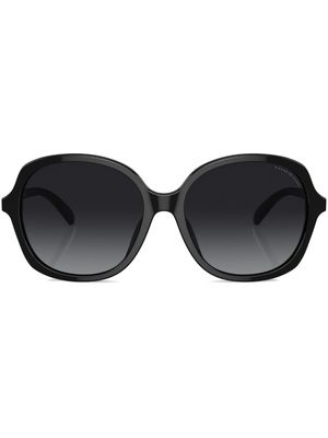 Coach oversized round sunglasses - Black