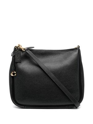 Coach pebble-texture leather shoulder bag - Black