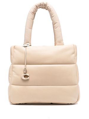 Coach Pillow leather tote bag - Neutrals