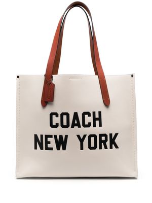 Coach Relay leather tote bag - Neutrals