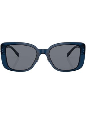 Coach square-frame tinted sunglasses - Blue