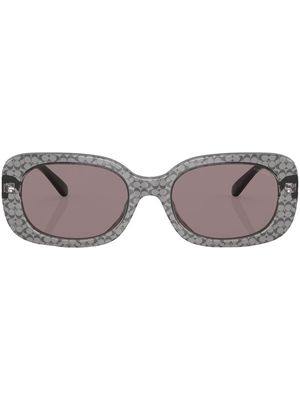 Coach square-frame tinted sunglasses - Grey