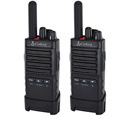 Cobra Pro Business 2-Way Radios w/ Surveillance Headset, 2 Pk