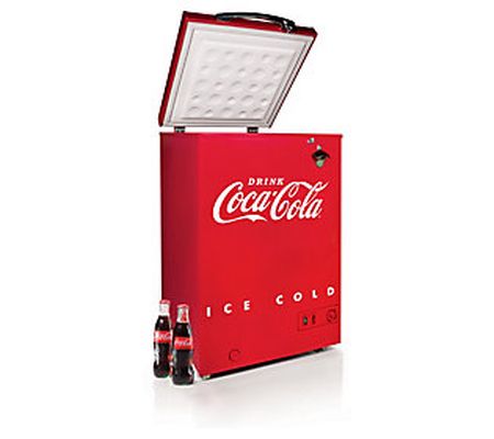 Coca-Cola 3.5 Cu. Ft. Refrigerator & Chest Free zer