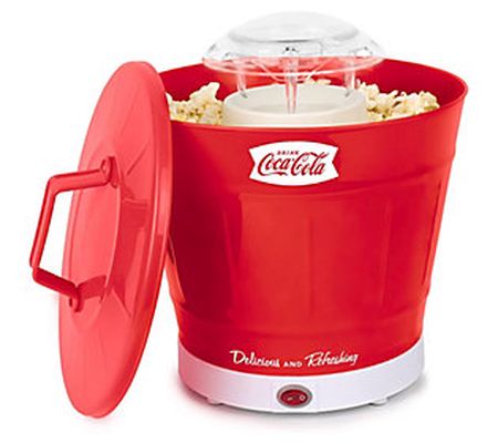 Coca Cola Hot Air Popcorn Popper with Bucket