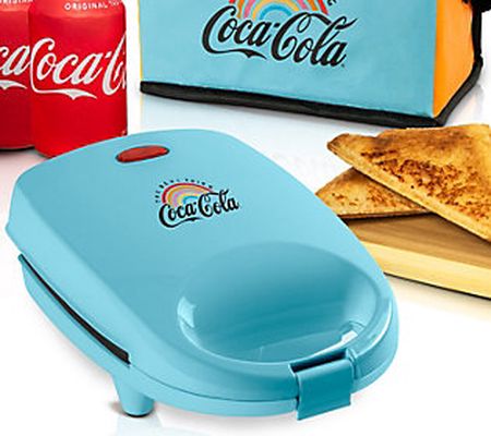 Coca-Cola Sandwich Maker with Beverage Cooler