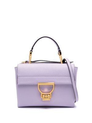 Coccinelle Arlettis leather shoulder bag - Purple