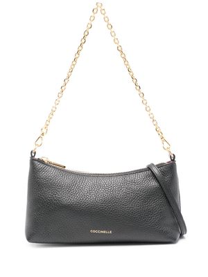 Coccinelle Aura leather cross body bag - Black