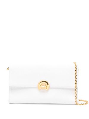 Coccinelle Binxie leather cross body bag - White