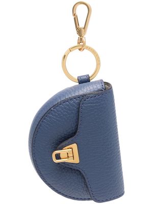 Coccinelle foil-print leather wallet - Blue