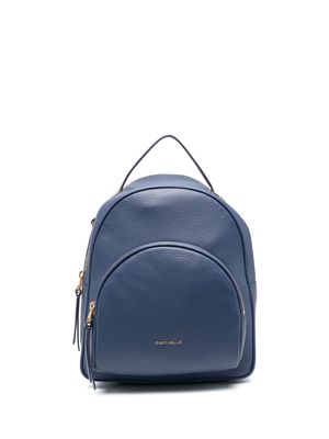 Coccinelle Lea small leather backpack - B15 BLUE