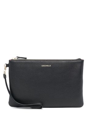 Coccinelle medium New Best leather pouch - Black