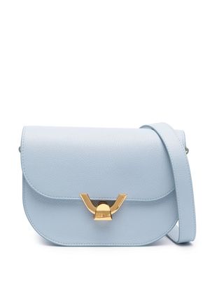 Coccinelle small Dew leather crossbody bag - Blue