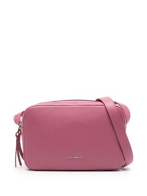 Coccinelle small Gleen leather crossbody bag - Pink