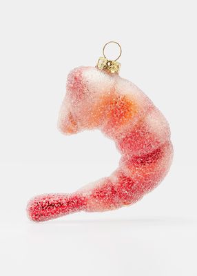 Cocktail Shrimp Glass Ornament