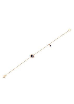 Coco 18K Rose Gold & Diamond Chain Bracelet