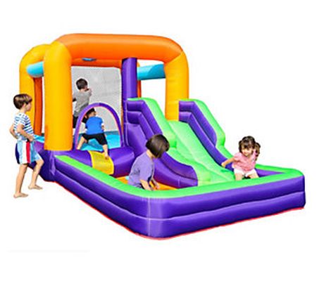 CocoNut Castles Bouncy Castle with Slide & Ball Pit