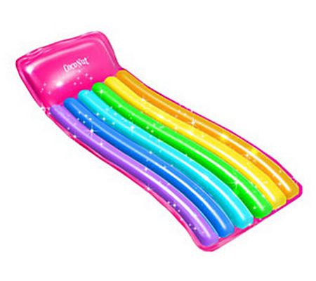 CocoNut Outdoor Glitter Rainbow Pool Lounger