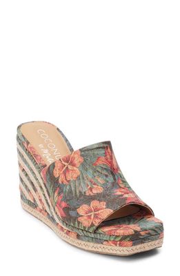 Coconuts by Matisse Audrey Platform Wedge Sandal in Hawaii Cork 