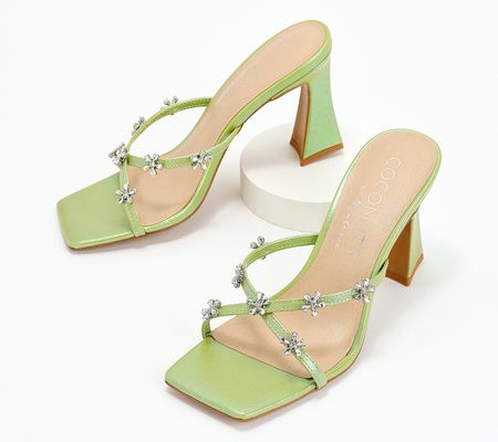 Coconuts by Matisse Embellished Heeled Sandals - Levi