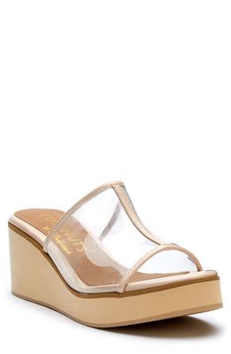 Coconuts by Matisse Layered Platform Sandal in Nude