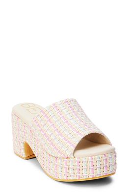 Coconuts by Matisse Terry Platform Sandal in Lavender Multi