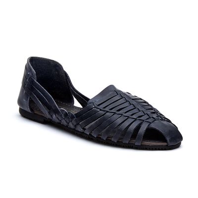 Coconuts by Matisse Wildflower Woven Flat in Black