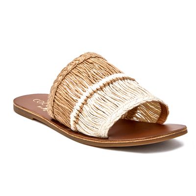 Coconuts by Matisse Women's Watchout Slide Sandal in Natural