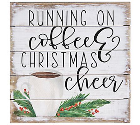 Coffee & Christmas Pallet Petite By Sincere Sur roundings