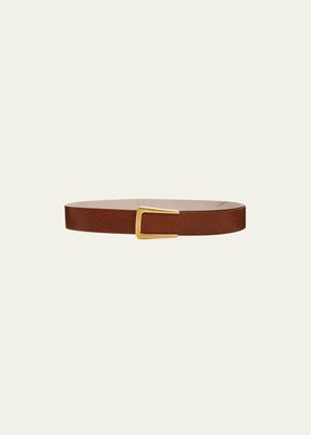 Cognac Leather Belt