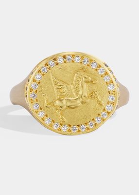Coin Pegasus Ring